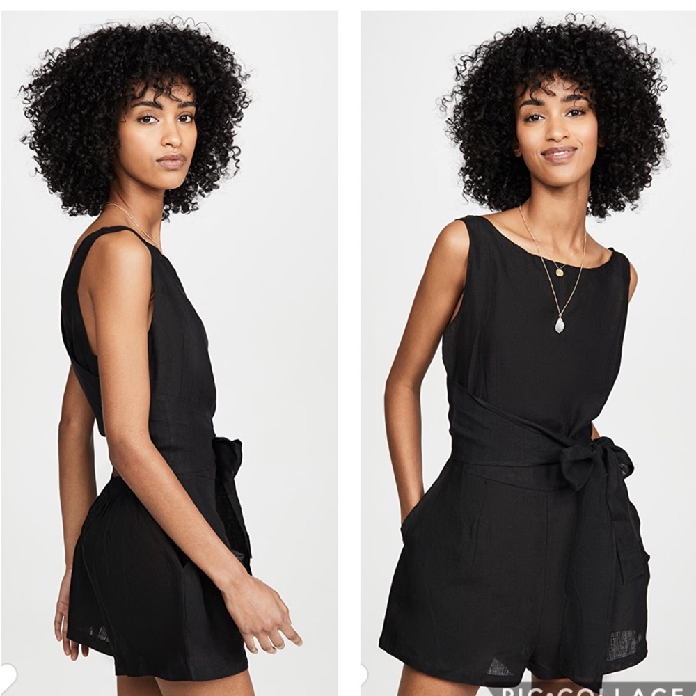 Vitamin A Martinique Romper Black
